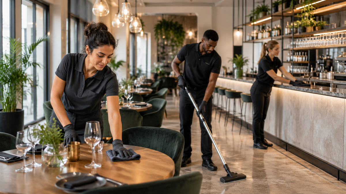 Restaurant and café cleaning